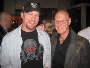 After the Queen Show. Philip Nelson & Chris Slade (AC/DC, The Firm)