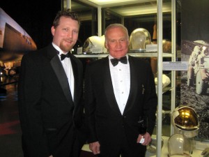 It was pretty sweeting checking out NASA artifacts with the Legendary Buzz Aldrin.